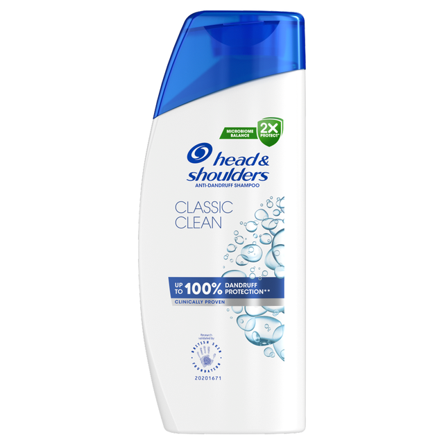 Head & Shoulders Anti Dandruff Shampoo for Classic Clean Hair Care, 95ml Travel Size, Fights Flakes and Itch with Regular Use