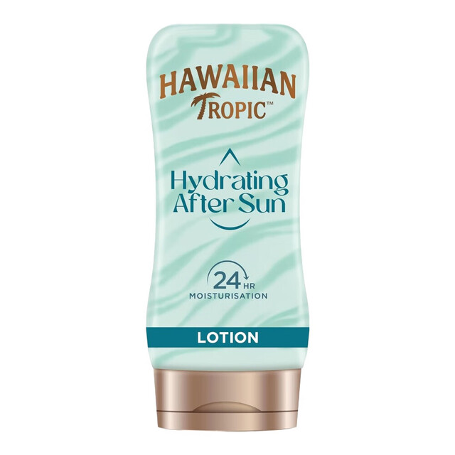 Hawaiian Tropic After Sun Care Silk Hydration Air Soft Lotion 180ml – Lightweight Cooling Moisturizer with Aloe Hydration