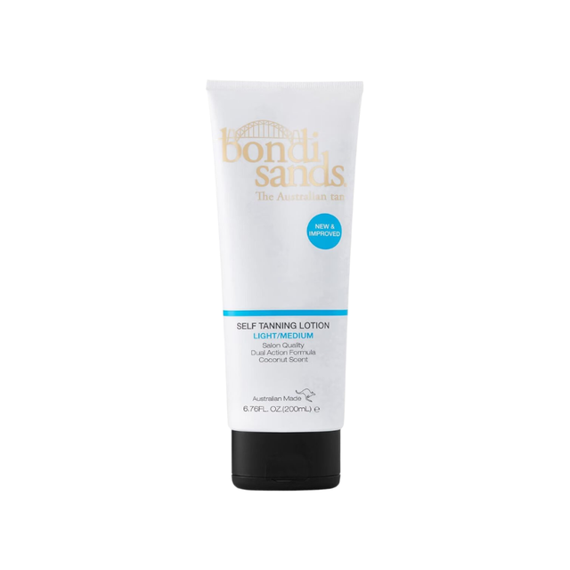 Bondi Sands Tanning Lotion for Natural Sun-Kissed Glow | 200 ml Light/Medium Self Tanner Moisturizing Formula