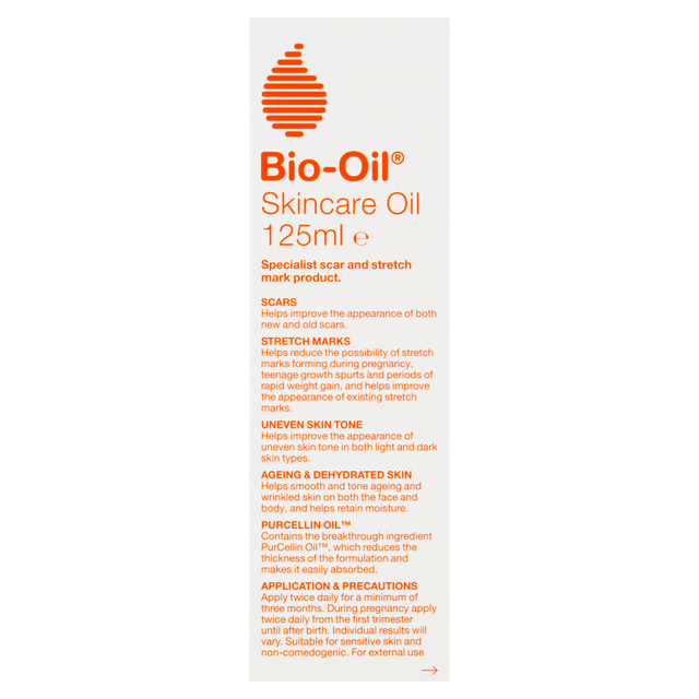 Bio-Oil Baby Skincare Oil 125ml – Hydrating Formula for Sensitive Baby Skin, Reduces Scars, Stretch Marks & Evens Tone