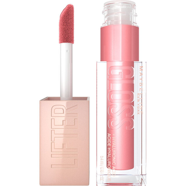 Maybelline Women's Lifter Gloss Plumping Hydrating Lip Gloss With Hyaluronic Acid 5.4ml in 004 Silk