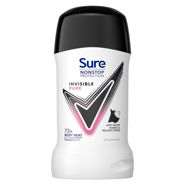 Sure Nonstop Protection Anti-Perspirant Cream - Long Lasting Invisible Pure Deodorant Solid Stick for women & Men