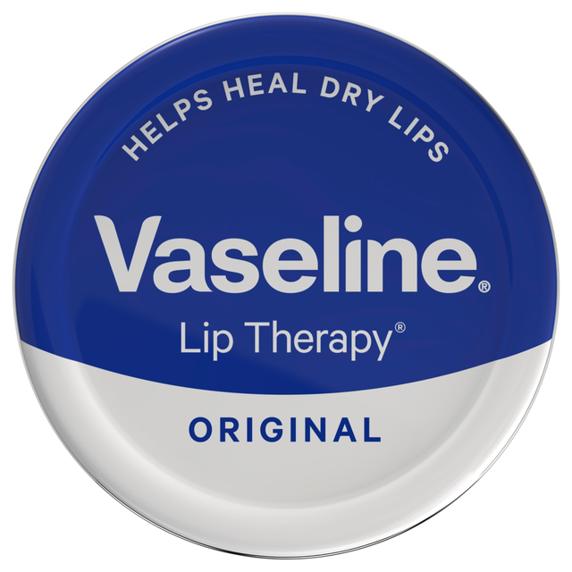 Vaseline Lip Therapy Lip Balm Tin Original 20g | Healing Jelly for Dry, Chapped Lips | All-Season Lip Care Moisturizer in a Pot