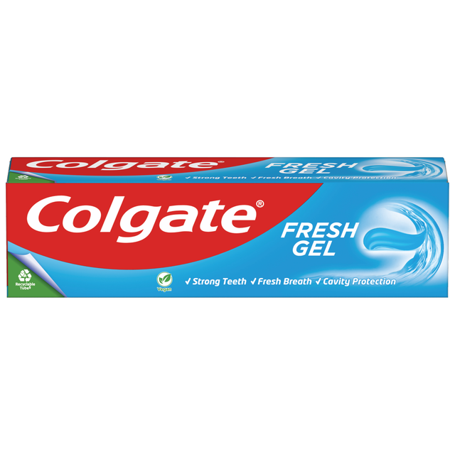 Colgate Fresh Gel Mint Toothpaste for Daily Cleaning and Fresh Breath - 75ml Tube for Personal Dental Care