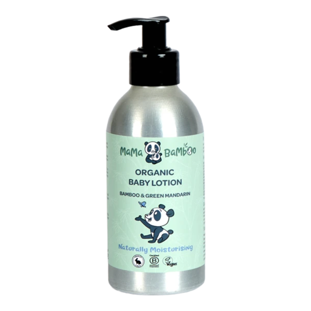 Mama Bamboo Baby Grooming Organic Baby Lotion 250ml – Gentle, Natural Moisturizer for Soft and Healthy Infant Skin