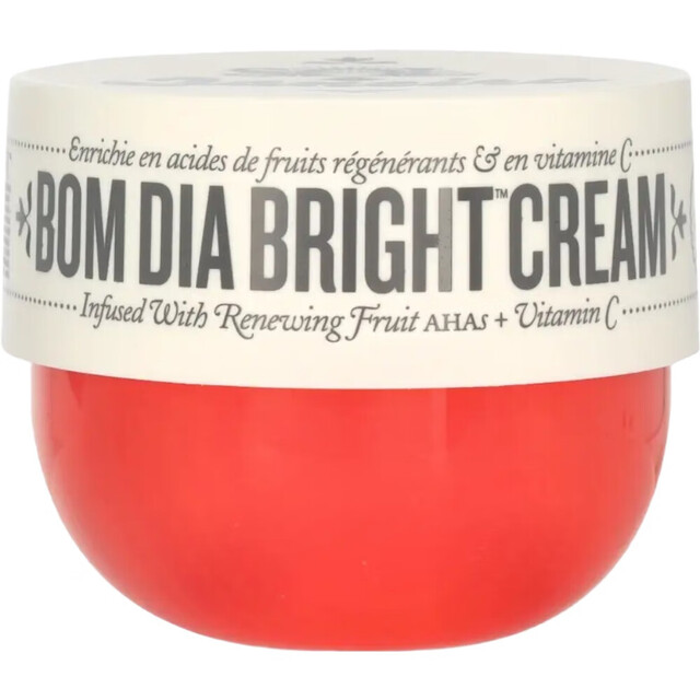 Sol De Janeiro Body Care Skin Cream: Bom Dia Bright 240ml for Radiant, Glowing Skin with Cheirosa 40 Fragrance