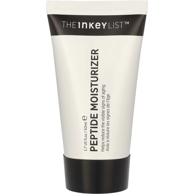 The INKEY List Peptide Moisturiser | Hydrating & Plumping Daily Face Cream for Firmer, Smooth Skin 50ml