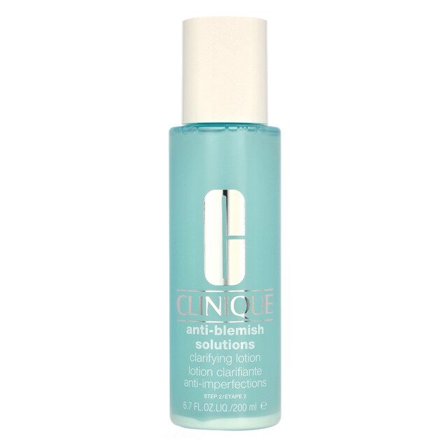 Clinique Anti-Blemish Solutions Clarifying Lotion for Blemish Prone Skin | Alcohol-Free Exfoliating Toner to Clear Pores & Prevent Breakouts, 200ml