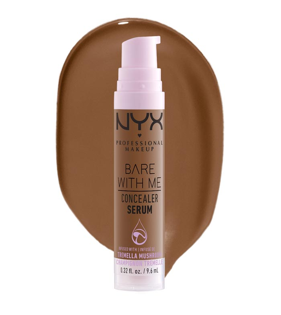 NYX Professional Makeup Bare with Me Concealer Serum in Mocha | Hydrating & Lightweight Liquid Makeup