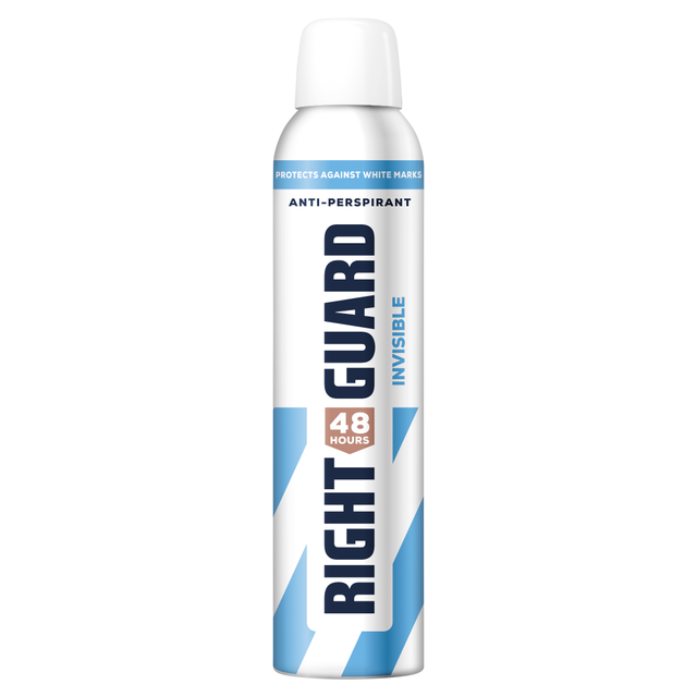 Right Guard Deodorants and Antiperspirants Spray 48 Hours Invisible Protection Anti-Perspirant 250ml for Long-Lasting Freshness
