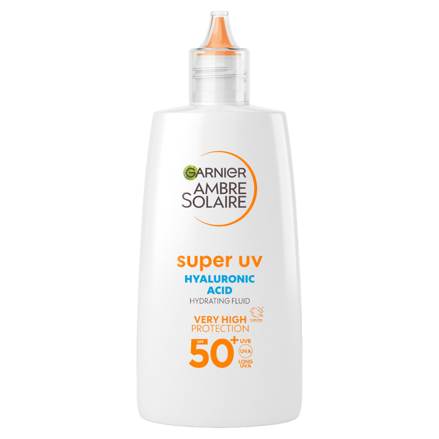 Garnier Sunscreen Ambre Solaire Ultra-Light Sensitive Face Fluid SPF50+ 40ml – High Protection, Fast Absorbing, Non-Greasy Formula for Delicate Skin