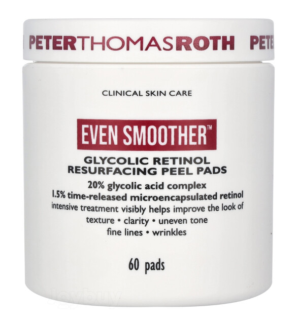 Peter Thomas Roth Resurfacing Peel Pads: Exfoliating Glycolic & Retinol Treatment for Smoother Skin, 60 Count
