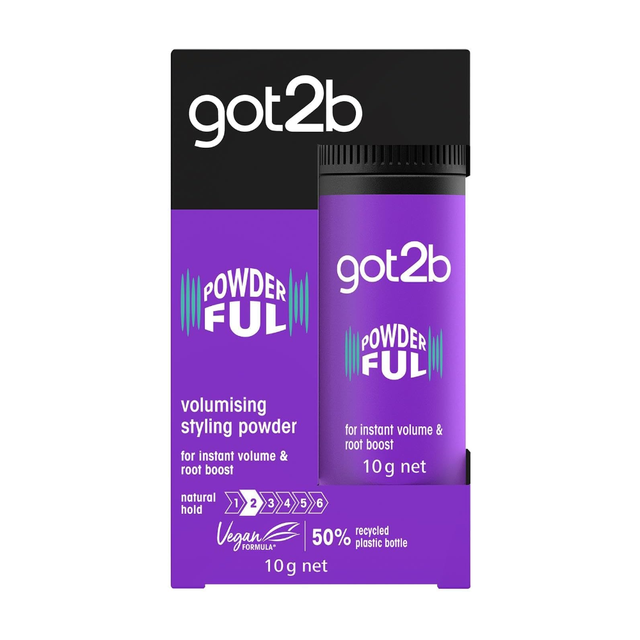 Got2B Volumizing Styling Powder: 10g Smudge-Free Texturizing Powder for Lift & Fullness at Roots for All Hair Types