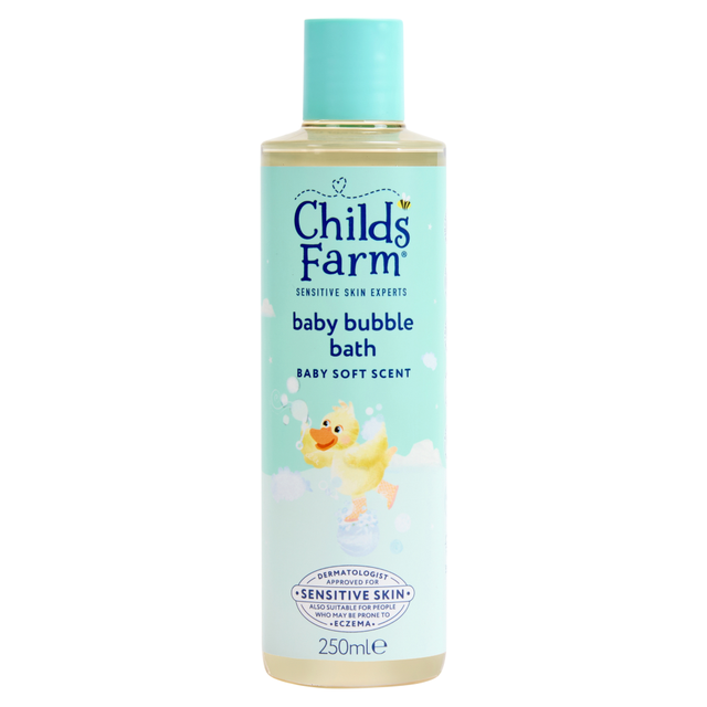 Childs Farm Baby Bubble Bath Wash | Gentle & Tear-Free for Sensitive Skin, 100% Essential Oils, 250ml