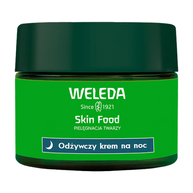 Weleda Skin Food Nourishing Night Cream 40ml - Intensely Hydrating & Replenishing Natural Face Moisturizer for Dry Skin