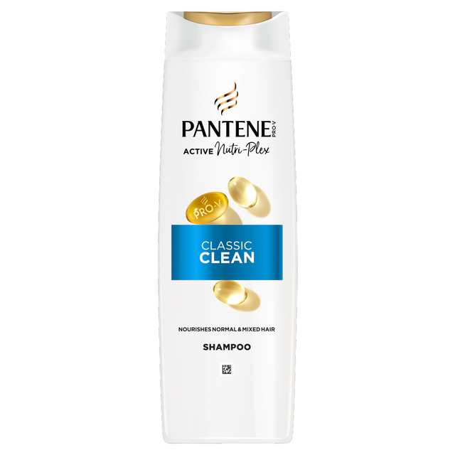 PANTENE Hair Care: Pro-V Classic Clean Shampoo for Normal and Mixed Hair, Deep Cleansing Formula, 325ml Bottle