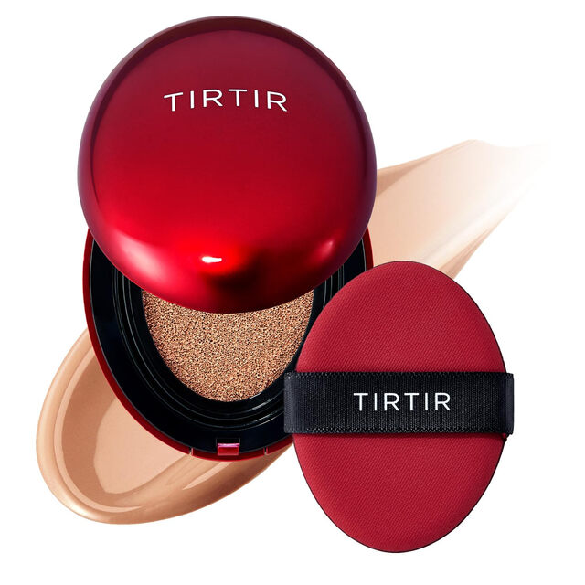 TIRTIR Cushion Foundation: 33C Hazel SPF40 Long-Lasting Makeup for a Flawless, Radiant Complexion, TirTir Mask Fit Red Cushion
