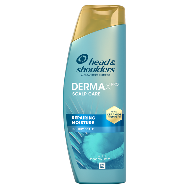 Head & Shoulders Anti Dandruff Shampoo with Coconut Oil - DermaXPro Repairing Moisture for Dry Hair, 300ml