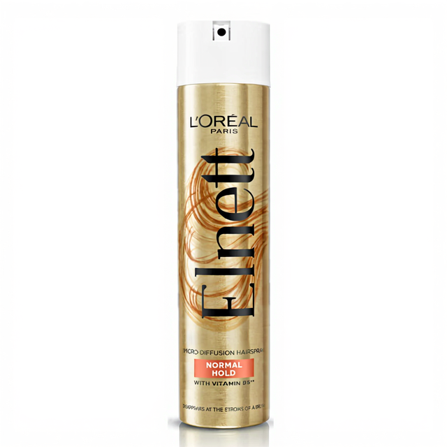 L'Oréal Paris Hairspray - Elnett Normal Hold Hair Styling Spray for a Clean, Firm and Natural Finish, 400ml