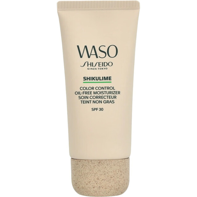 SHISEIDO WASO Makeup Moisturizer: Shikulime Color Control Cream with SPF 30 Hydrates & Evens Skin Tone, 50 ml