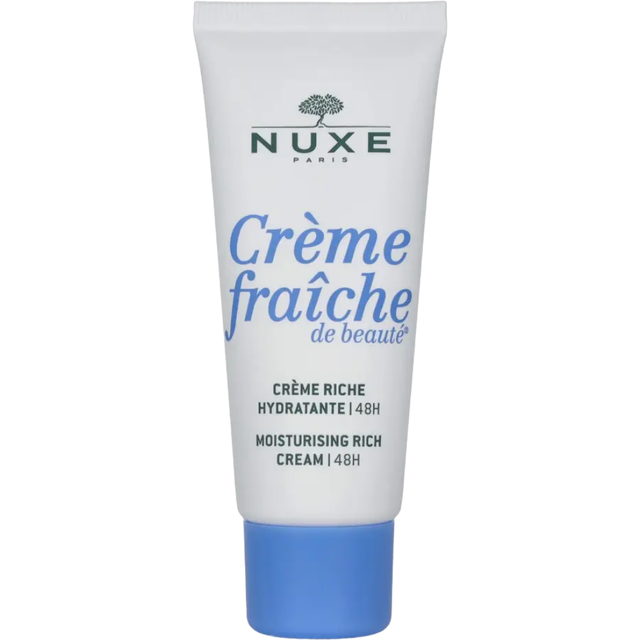 Nuxe Moisturizing Rich Cream 30ml: 48HR Hydration & Nourishment for Dry to Very Dry Skin. Ultra-Rich Face Care Treatment.