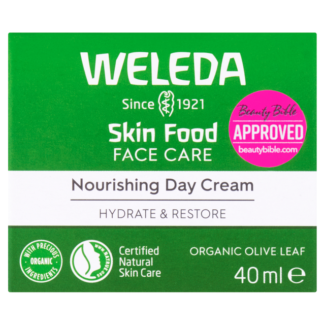 Weleda Skin Food Nourishing Day Cream 40ml: Intense Hydrating Face Moisturizer for Dry Skin, Rich Organic Day Cream