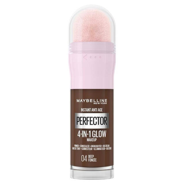 Maybelline Instant Perfector 4-in-1 Glow Makeup & Skincare Primer - 118ml - 04 Deep - Liquid Foundation & Highlighter