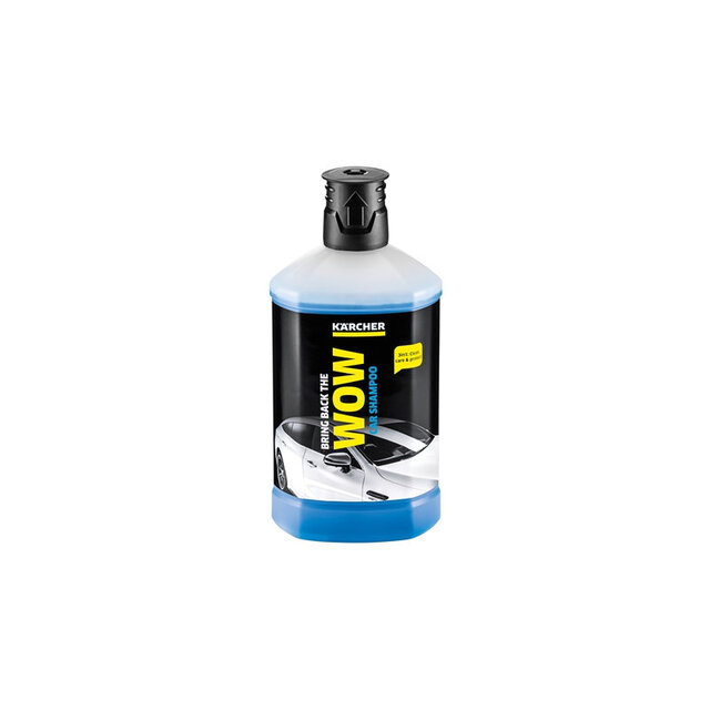 Kärcher Car Wash Shampoo 3-In-1 Plug & Clean Solution for Efficient Auto Wash and Maintenance, Quick and Easy Cleaning