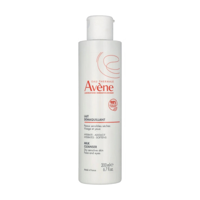 Avène Gentle Milk Cleanser 200ml: A Soothing Facial Cleanser for Sensitive Skin, Gently Removes Makeup and Impurities
