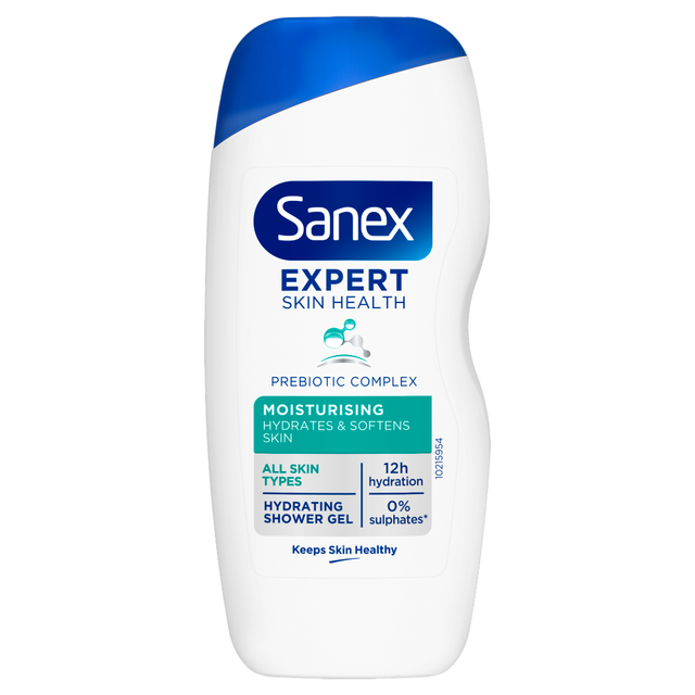 Sanex Expert Skin Health Moisturising Shower Gel Travel Size 50ml | Hydrating & Gentle Body Wash for Dry Skin | Personal Care Mini