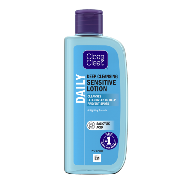 Clean & Clear Deep Cleansing Lotion for Face Care, 200ml Toning & Prepping for Clear, Refreshed Skin.