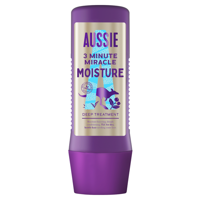 Aussie Hair Care Deep Moisture Treatment Vegan Intense Hydrating Hair Mask for Dry, Damaged Hair 225 ml