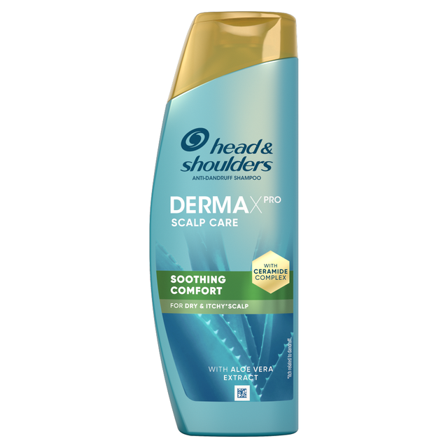 Head & Shoulders Anti Dandruff Shampoo with Aloe Vera - DermaXPro Soothing Comfort for Itchy Scalp & Flakes, 300ml