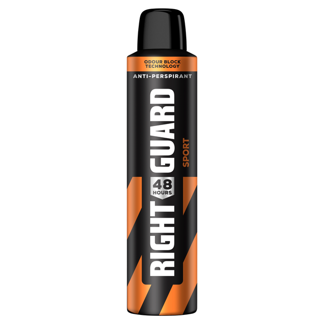 Right Guard Deodorant & Antiperspirant Spray Sport 48H Protection 250ml – Long-Lasting Freshness and Sweat Defense