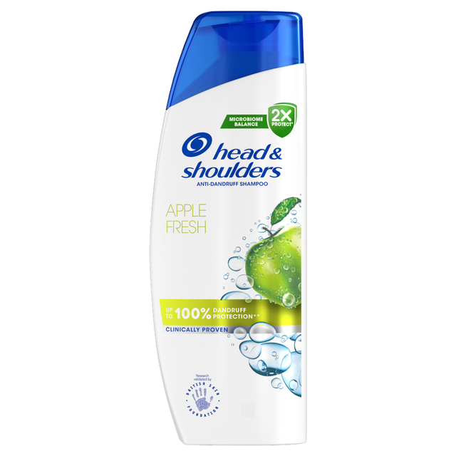 Head & Shoulders Apple Fresh Anti Dandruff Shampoo for a Clean & Refreshed Scalp, 250ml Bottle for Daily Hair Care