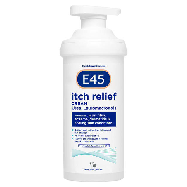 E45 Itch Relief Cream 500g | Fast Acting Soothing Cream for Dry, Itchy Skin Conditions | Medical Skin Care