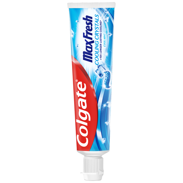 Colgate Max Fresh Toothpaste with Cooling Crystals for Breath Freshness & Cavity Protection, 125ml Tube