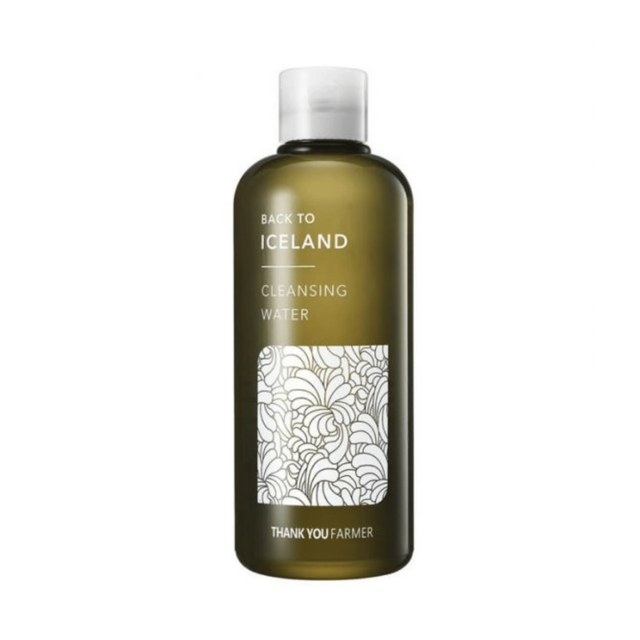Thank You Farmer Cleansing Water: Back To Iceland Soothing & Hydrating Facial Cleanser for All Skin Types, 270ml
