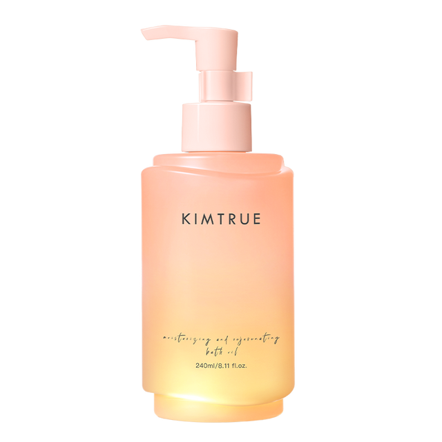 KIMTRUE Fig Scented Bath Oil: A Softening and Exfoliating Personal Care Shower Treatment for Smooth Skin (240ml)