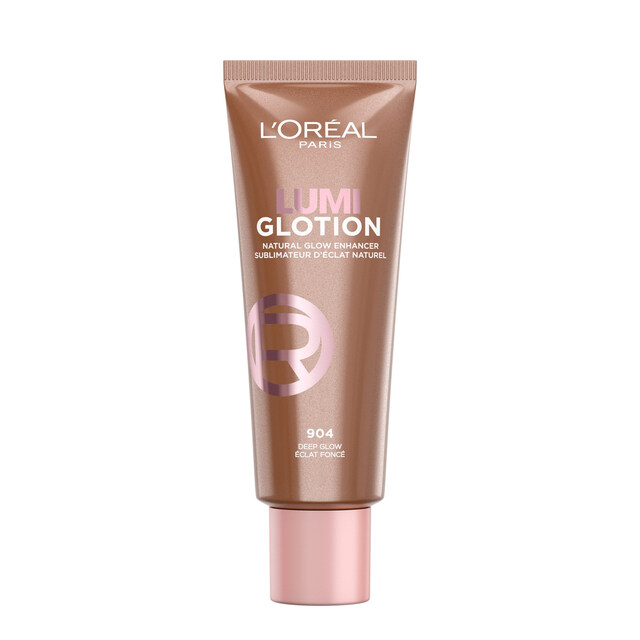 L'Oréal Paris Lumi Glotion Glow Enhancer: 904 Deep Glow Illuminating Face Liquid Highlighter for a Natural Radiance and Luminous Skin