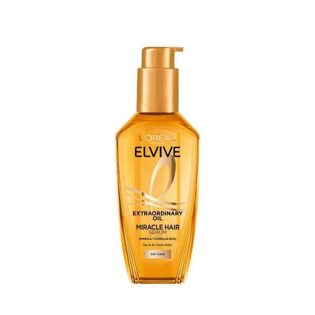L'Oréal Paris Hair Oil: Elvive Extraordinary Oil for Intense Nourishment of Dry to Very Dry Hair, 100ml