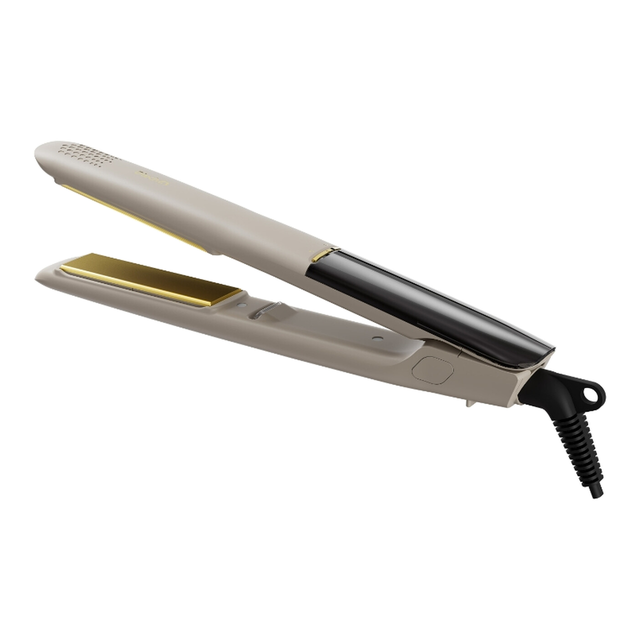 Gtech Hair Straighteners StyleOnic Turbo ION Compact – 10 Temperature Settings, Tourmaline Ceramic Plates, Ionic Technology, Oyster HS003