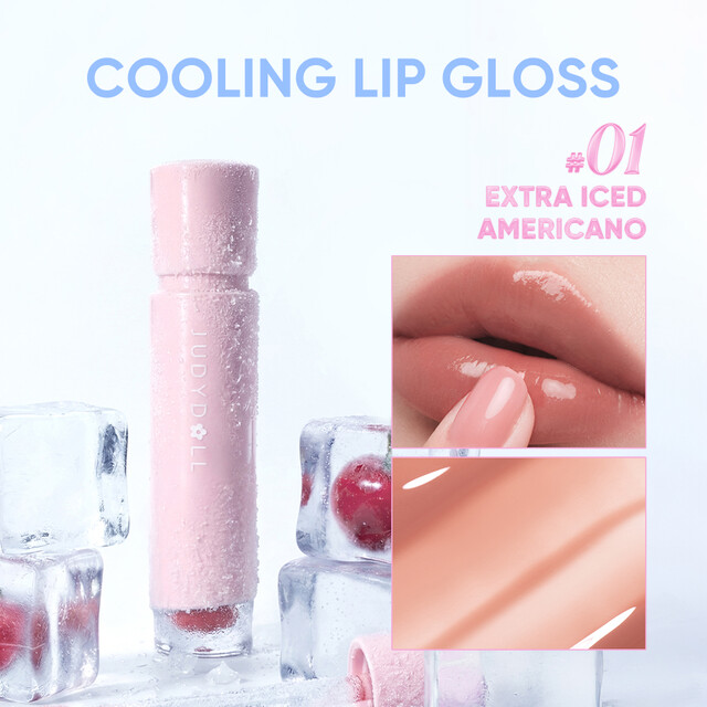Judydoll Waterproof Lip Gloss 01: Long-Lasting Shine, Non-Sticky Hydrating Lip Gloss for a High-Impact Glossy Look