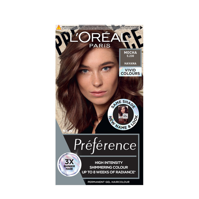 L'Oréal Paris Preference Vivids 5.230 Mocha: Long-Lasting, High-Intensity Permanent Hair Colour for Captivating Vibrancy