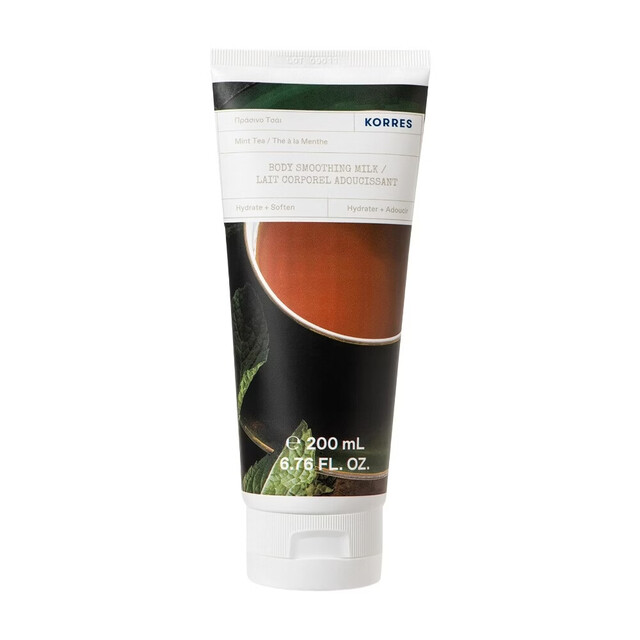 Korres Body Milk Skin Care | Mint Tea Scent 200ml - Nourishing & Hydrating Body Lotion for Smooth, Soft Skin