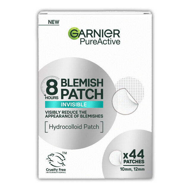 Garnier Face Care Beauty Tool: Blemish Patches with 44 Hydrocolloid Spots for Acne Treatment & Skin Healing