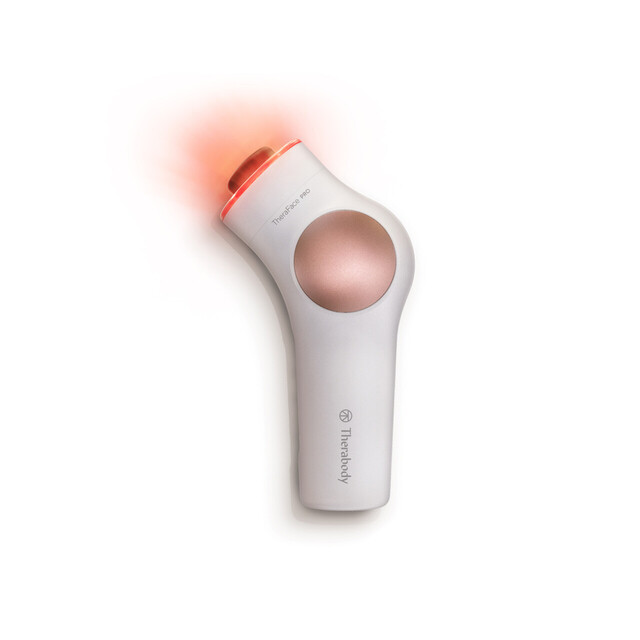 Therabody TheraFace Pro Facial Therapy Device: 3 Intensity Levels, Anti-Aging LED Light, Reduces Wrinkles, App Connected