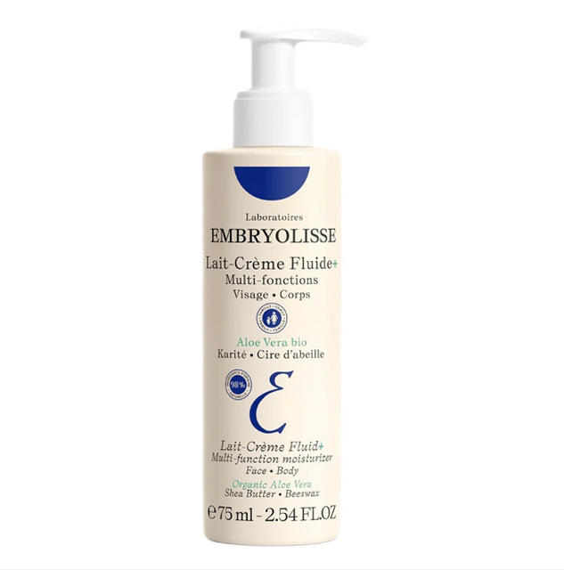 Embryolisse Face & Body Cream: Hydrating Moisturizing Fluid for Sensitive Skin, Lait-Creme Concentre Formula 75ml