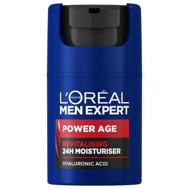 L'Oréal Men Expert Power Age Anti-Aging Moisturiser 50ml | Hydrating Face Cream for men with Pro-Retinol & SPF 30