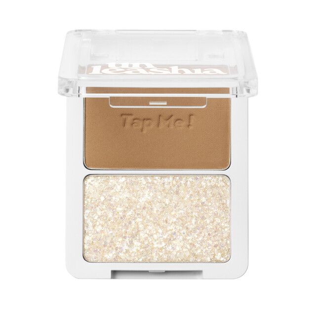 UNLEASHIA Eyes Makeup Palette Duo - N°3 Rub-A-Dub, 9.4g of Vibrant Long-Lasting Pressed Glitter & Pigment Shadows